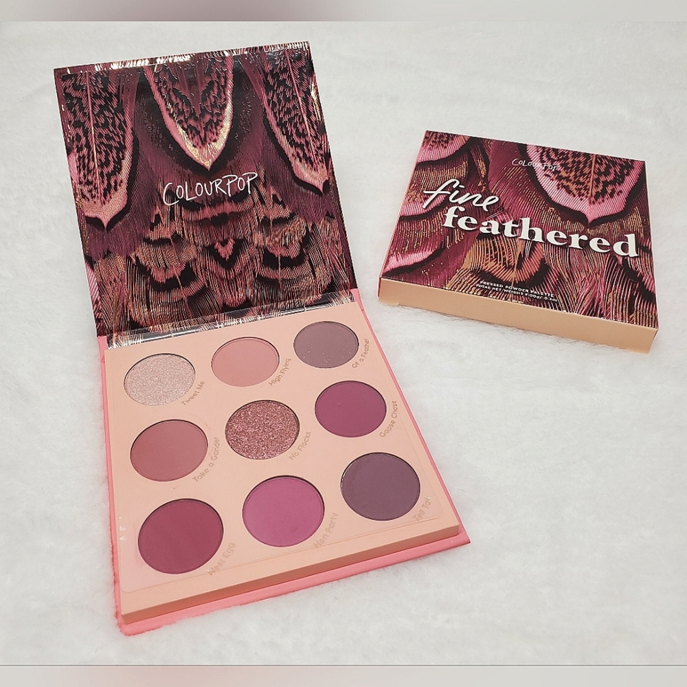 ✨️New ColourPop Fine Feathered Eyeshadow Palette